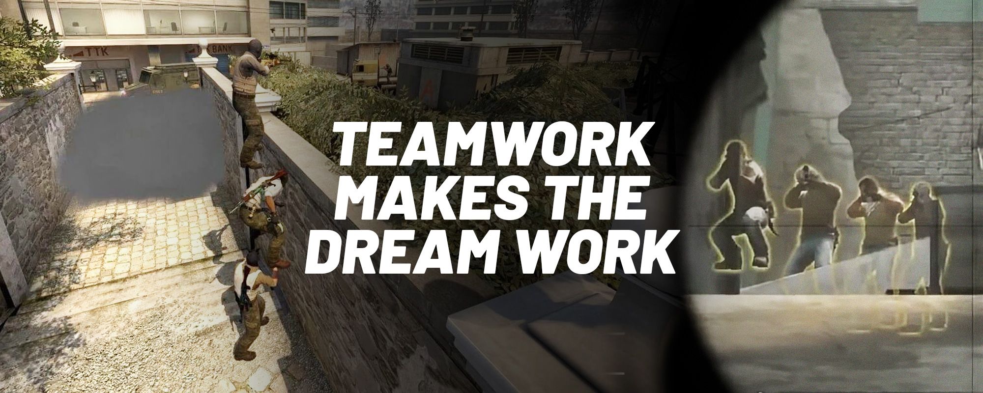 teamwork makes the dreamwork banner