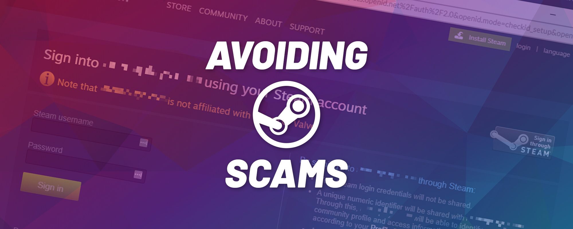 Avoiding Scams Designed to Steal Your Steam Account